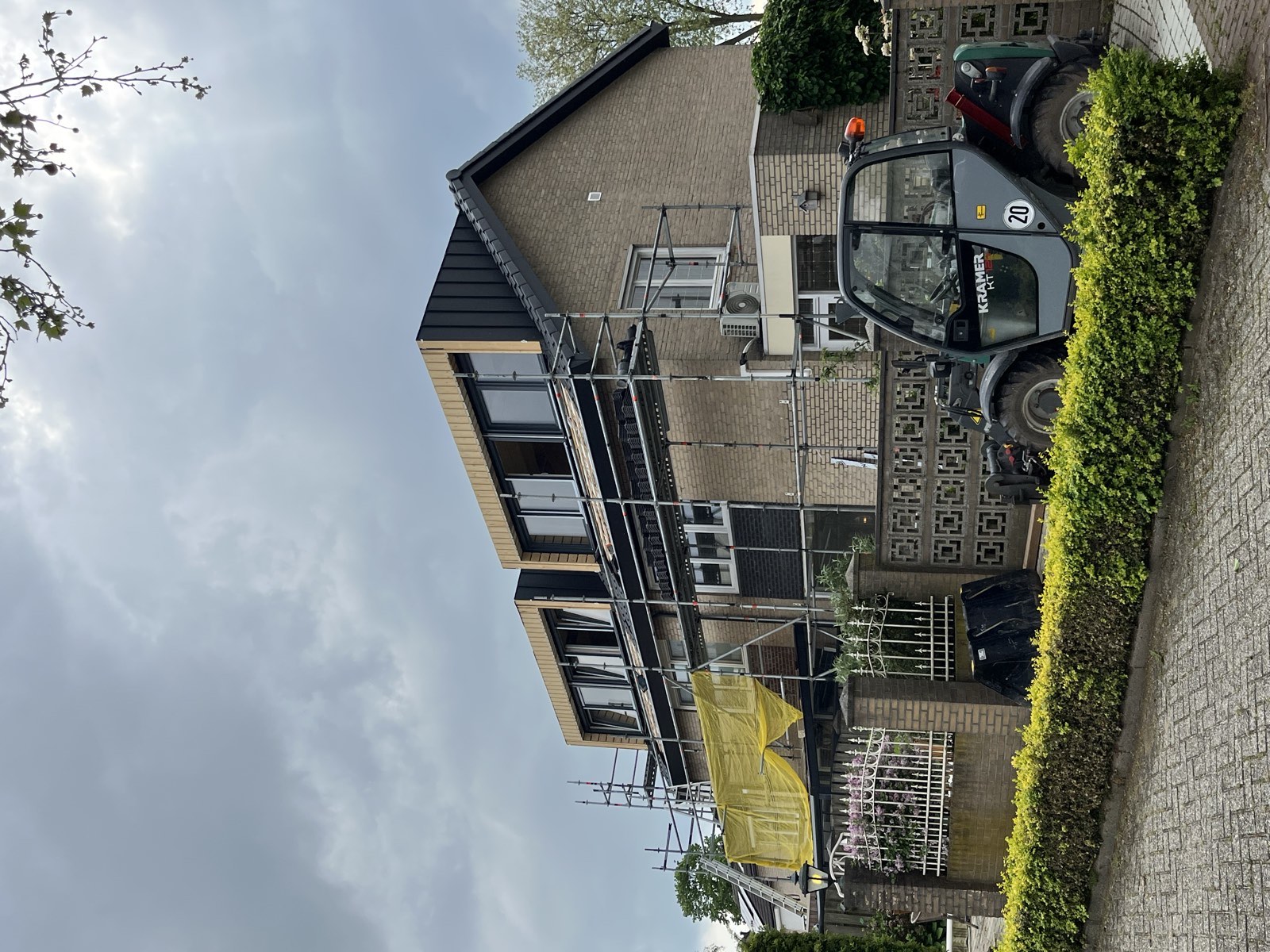 Nieuwe dakkapel over de volle breedte