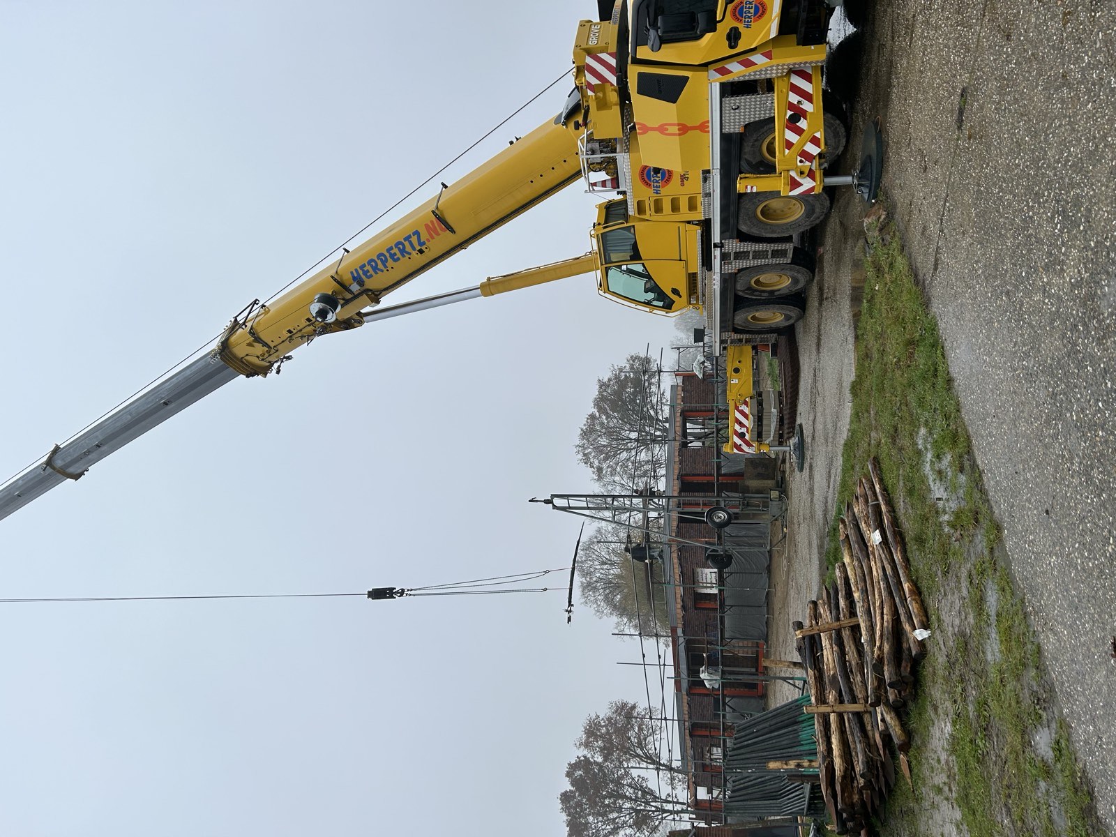Kraan op de bouwplaats