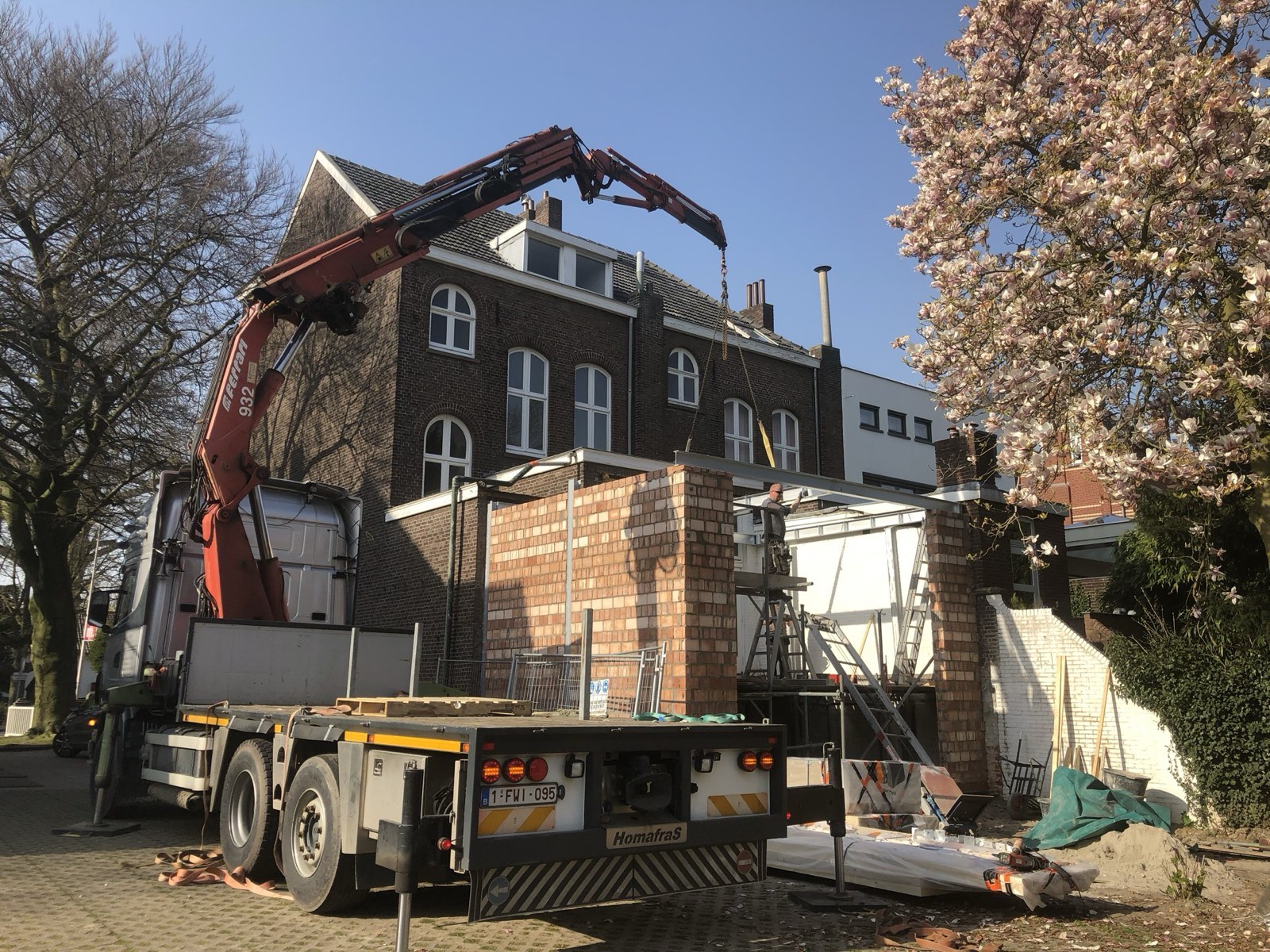 Aanvoer materiaal