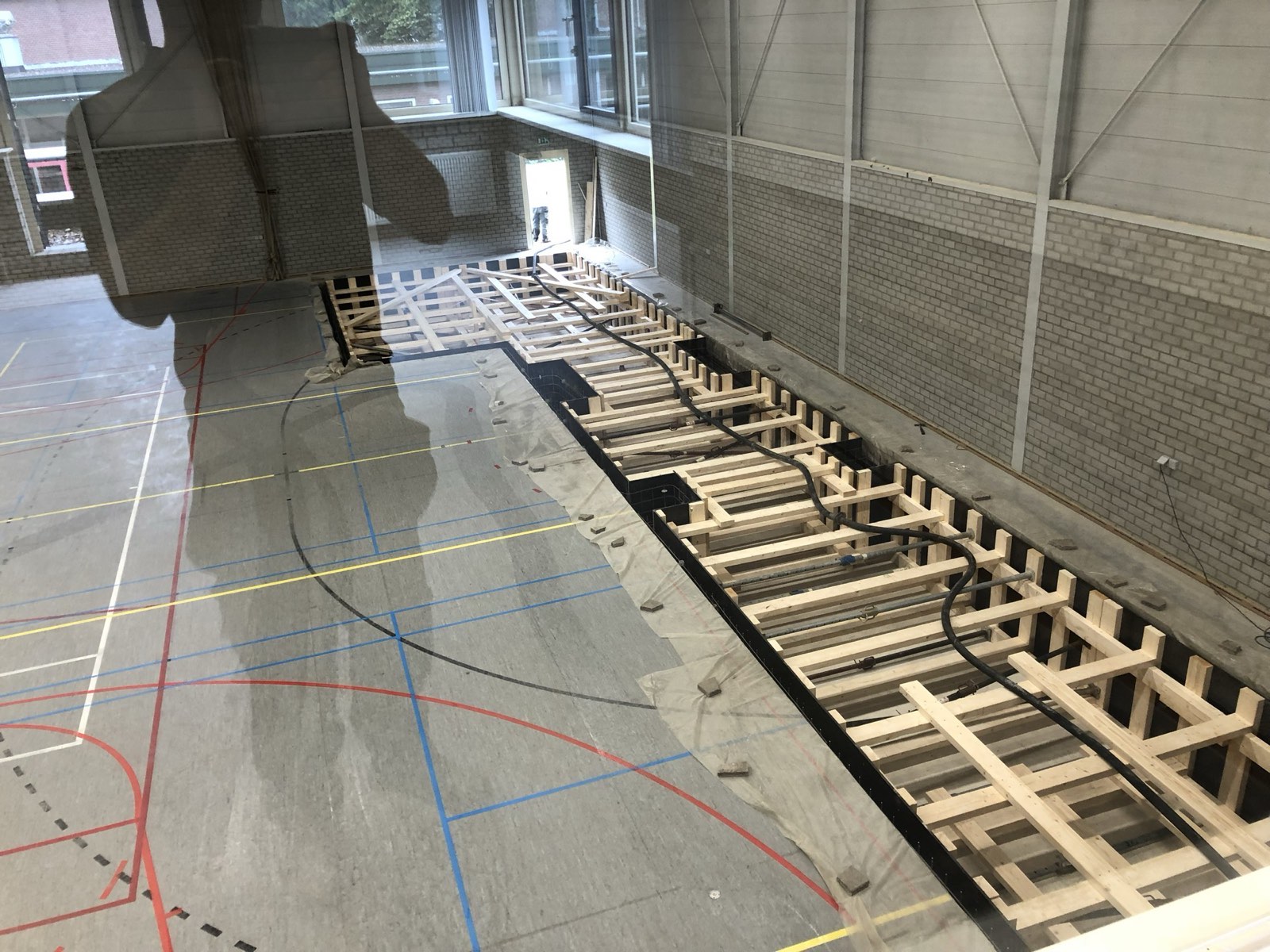 Sporthal Turnclub – Keldervloer